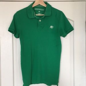 Aeropostale Green Polo